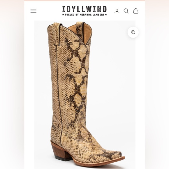 Women's Idyllwind Snakeskin Boots - Picture 4 of 4